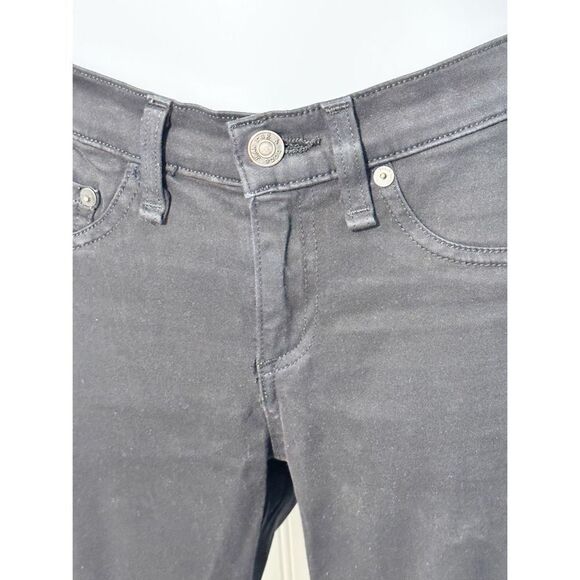 Rag & Bone Legging Jeans Women's Skinny Denim‎ Pants Black Dark Wash Size 25 - Picture 4 of 12
